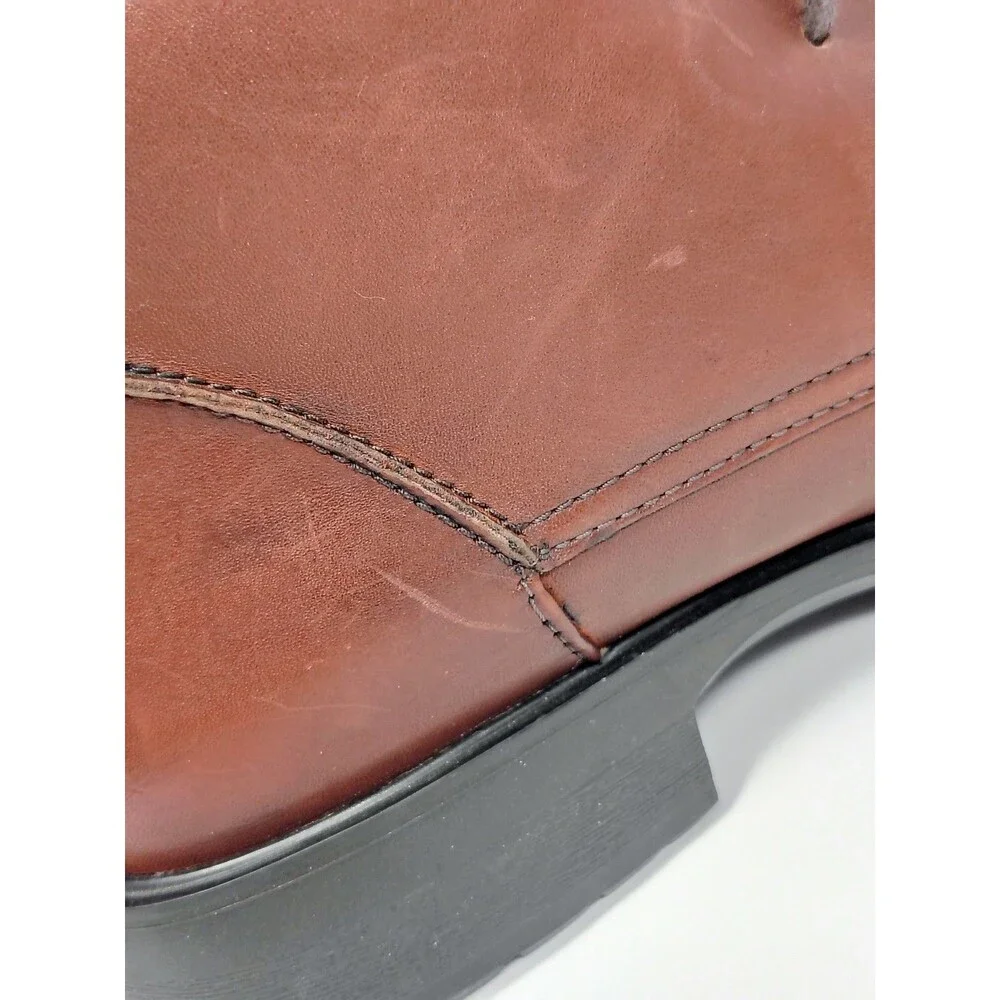 CLARKS XTR Lite Chukka Boots Brown Leather Lace Up Shoes Men’s Sz 9.5